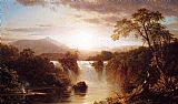 Landscape with Waterfall by Frederic Edwin Church